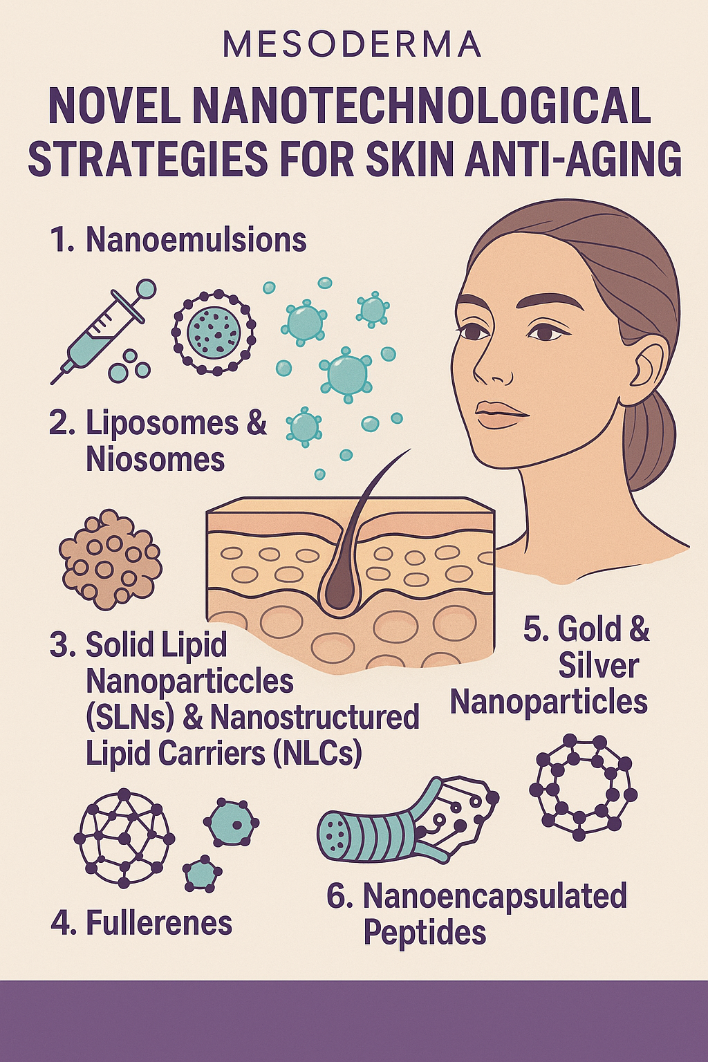 Novel Nanotechnological approaches for treatment of skin-aging