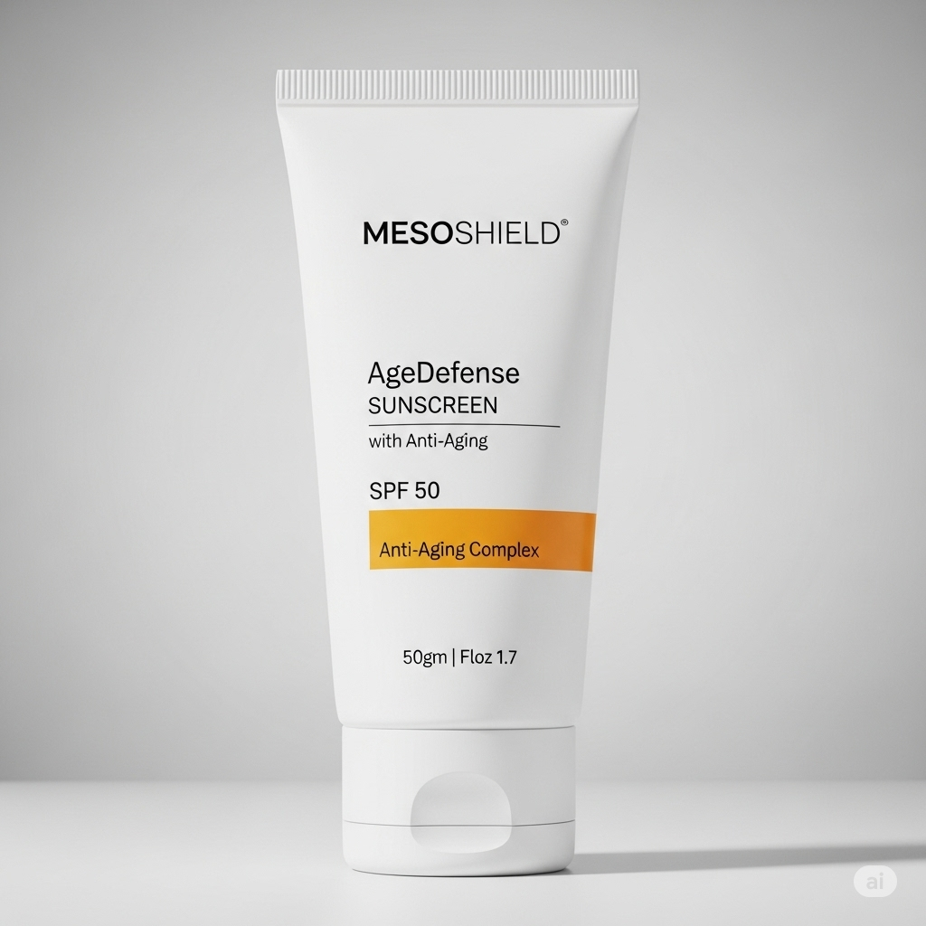 Meso Shield Age Defense – Sunscreen SPF 50 with Anti-Aging Complex